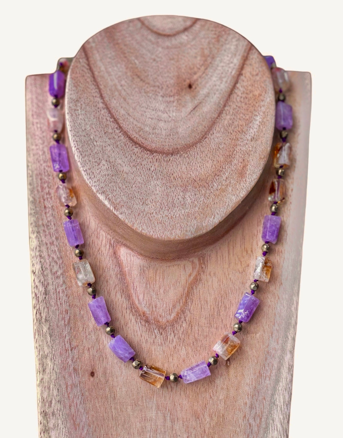 Collier Babeth AMETHYSTE / CITRINE