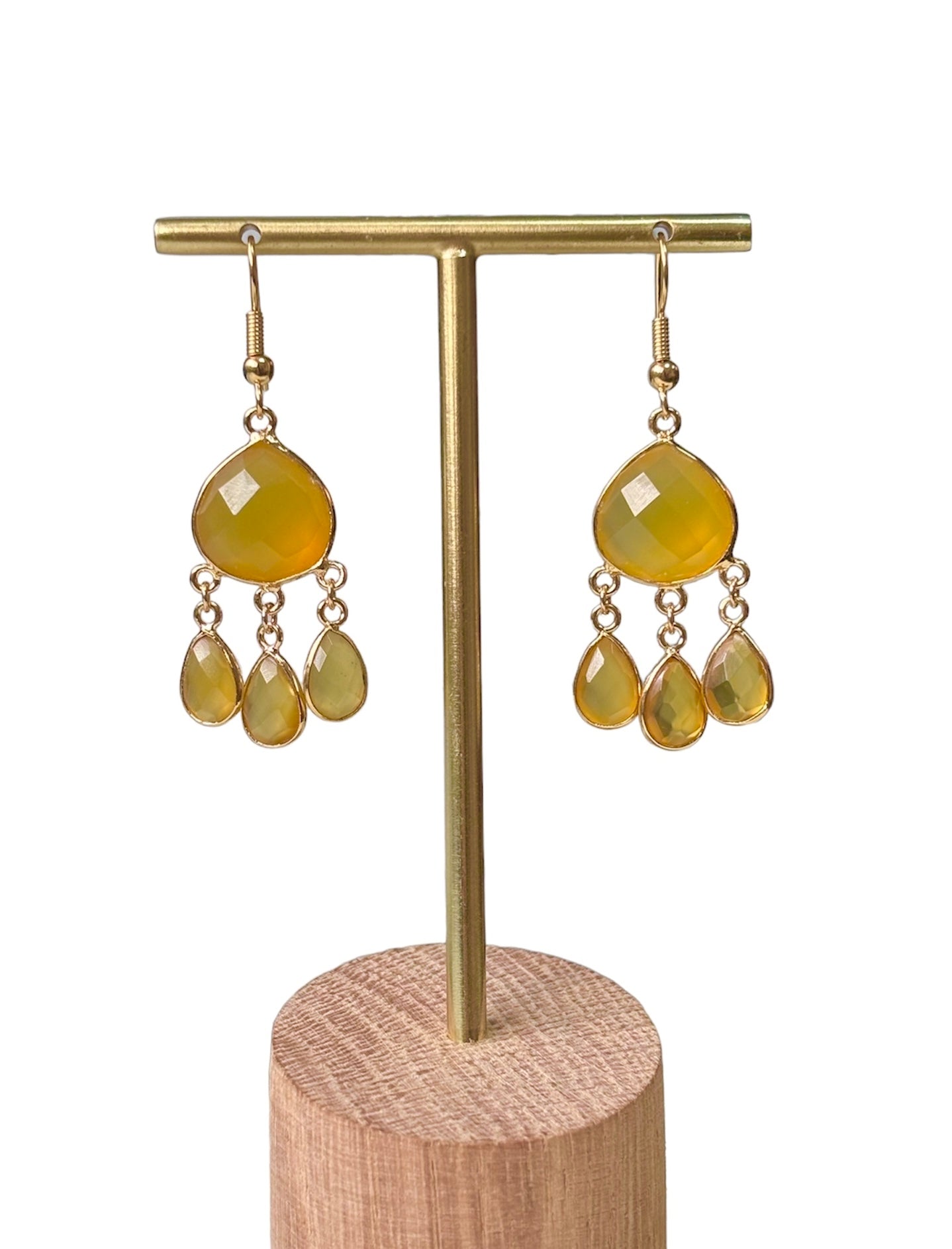 Boucles d'oreilles Levie CITRINE