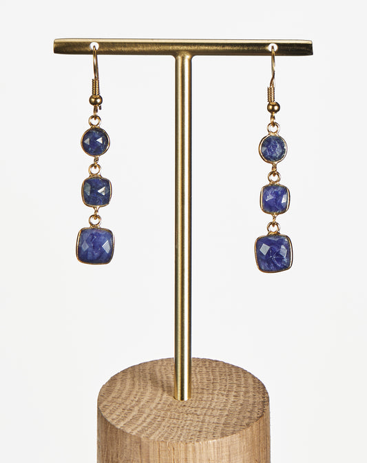 Earrings Elsa LAPIS LAZULI 