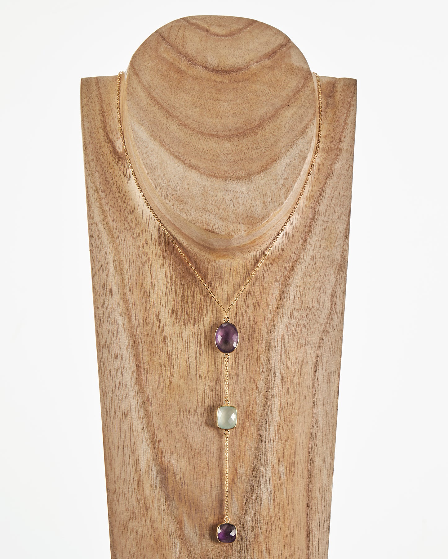 Necklace Elena AMETHYST / AVENTURINE 