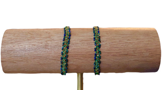 Bracelet Jeanne LAPIS-LAZULI / CHRYSOCOLLE